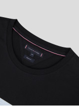 Tee-shirt Noir Drapeau Tommy Hilfiger Grande Taille