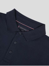 Polo Bleu Marine Mailles Interlock Tommy Hilfiger Grande Taille