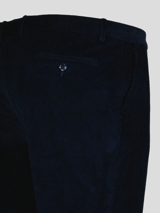 Pantalon Grant Velours Grande Taille Marine