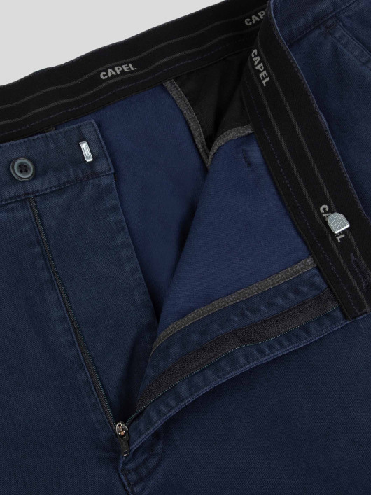 Pantalon Coton Grande Taille Marine Capel