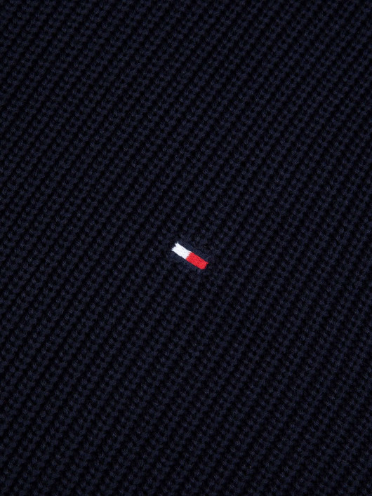 Cardigan Zippé En Coton Grande Taille Marine