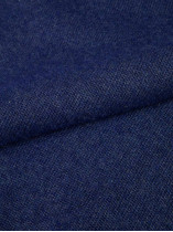 Pull Col Rond Laine Cachemire Grande Taille Bleu Foncé