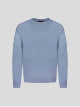 Pull Col Rond Maille Tommy Hilfiger Ciel Grande Taille