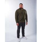 Pull Laine Camionneur Grande Taille Kaki | Capelstore