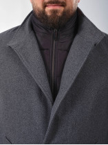 Manteau Laine Grande Taille Gris