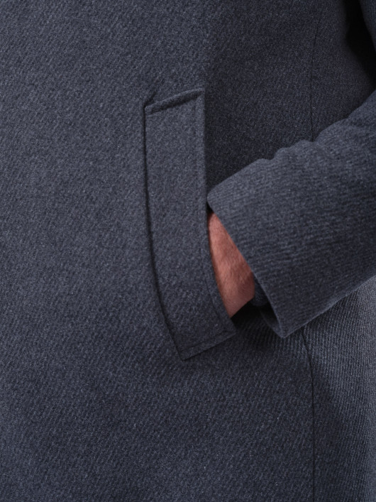 Manteau Laine Grande Taille Gris