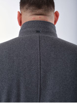 Manteau Laine Grande Taille Gris