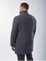Manteau Laine Grande Taille Gris