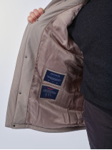 Parka Carcoat Capuche Amovible Grande Taille Beige