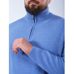 Pull Lino Col Camionneur Laine Grande Taille Bleu Clair | Capelstore