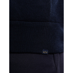 Cardigan Zippé Laine Grande Taille Marine