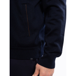 Cardigan Zippé Laine Grande Taille Marine