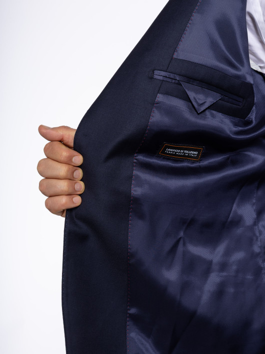 Blazer Droit Marine Capel Grande Taille