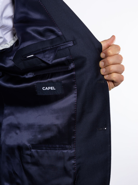 Blazer Droit Marine Capel Grande Taille