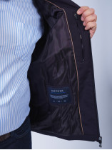 Blouson Zippé Grande Taille Bleu Marine