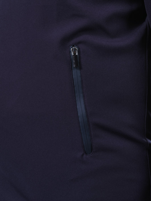 Blouson Zippé Grande Taille Bleu Marine