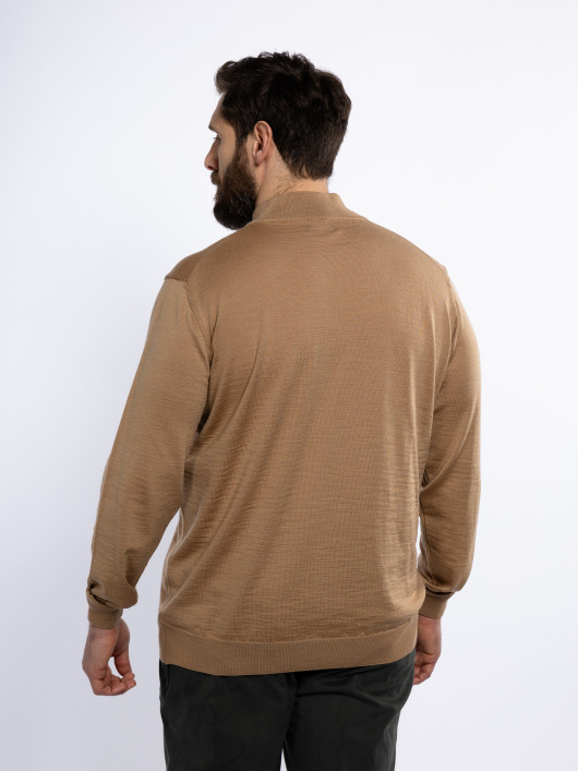 Pull Merinos Pietro C.cheminee Capel Grande Taille  homme grande taille - Capelstore