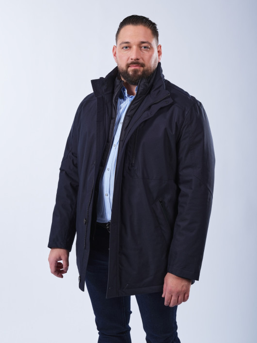 Parka Armurée Rainseries Grande taille Marine
