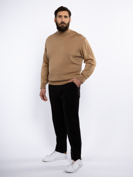 Pull Merinos Pietro C.cheminee Capel Grande Taille  homme grande taille - Capelstore