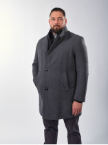 Manteau Laine Grande Taille Gris