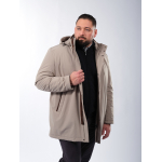 Parka Carcoat Capuche Amovible Grande Taille Beige