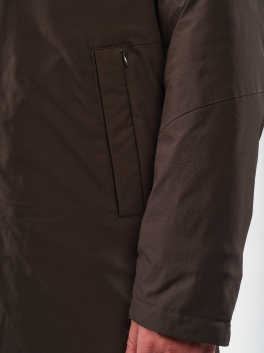 Parka avec Parementure Amovible Kaki Capel