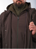 Parka avec Parementure Amovible Kaki Capel | Capelstore