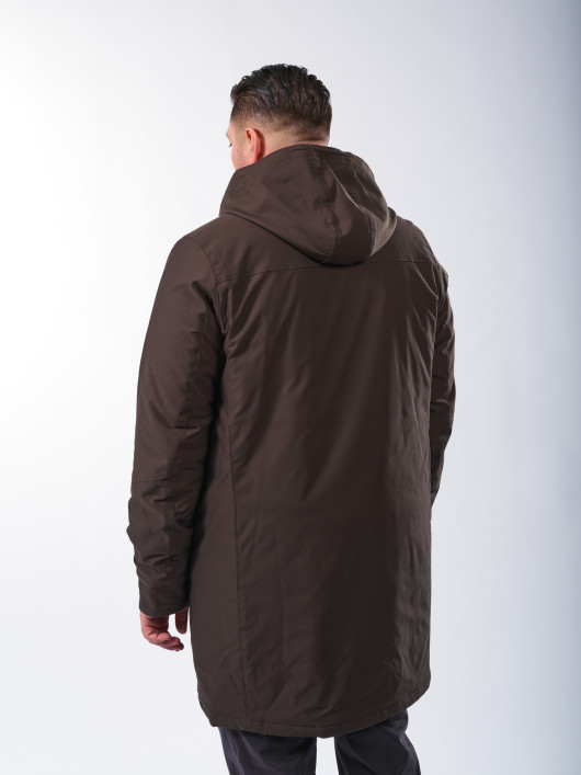 Parka avec Parementure Amovible Kaki Capel