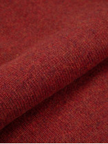 Pull Camionneur Laine Orange Foncé Grande Taille