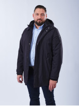 Parka Flexcity Capuche Amovible Grande Taille Marine