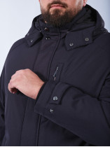 Parka Flexcity Capuche Amovible Grande Taille Marine