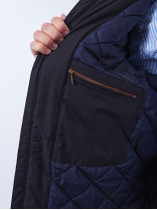 Parka Flexcity Capuche Amovible Grande Taille Marine