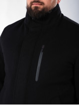 Parka Lainage Parementure Amovible Rainseries Noire Bugatti