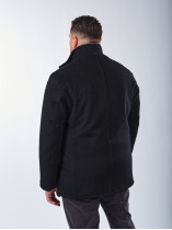 Parka Lainage Parementure Amovible Rainseries Noire Bugatti