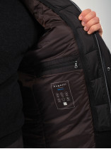 Parka Lainage Parementure Amovible Rainseries Noire Bugatti