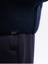 Cardigan Zippé Cachemire Grande Taille Marine