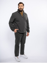 Blouson Zippé Grande Taille Kaki