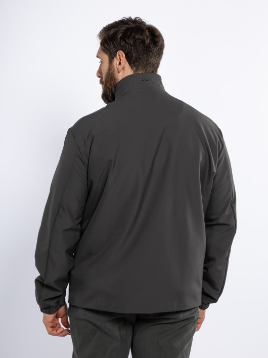 Blouson Zippé Grande Taille Kaki