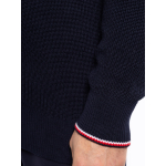 Cardigan Zippé En Coton Grande Taille Marine