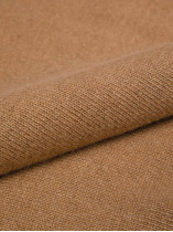 Pull Col V Laine et Cachemire Grande Taille Camel