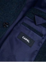 Veste Laineuse Grande Taille Bleu Foncé