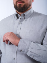 Chemise Flanelle Grande Taille Gris