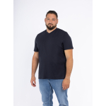 T-shirt Col V Grande Taille Marine