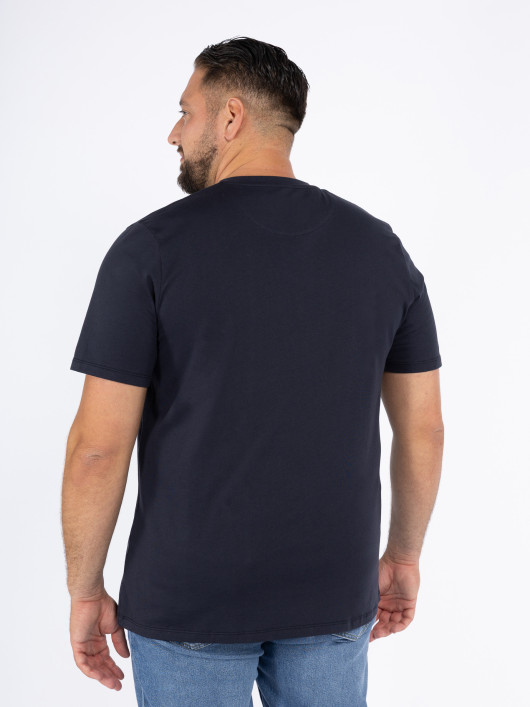 T-shirt Col V Grande Taille Marine