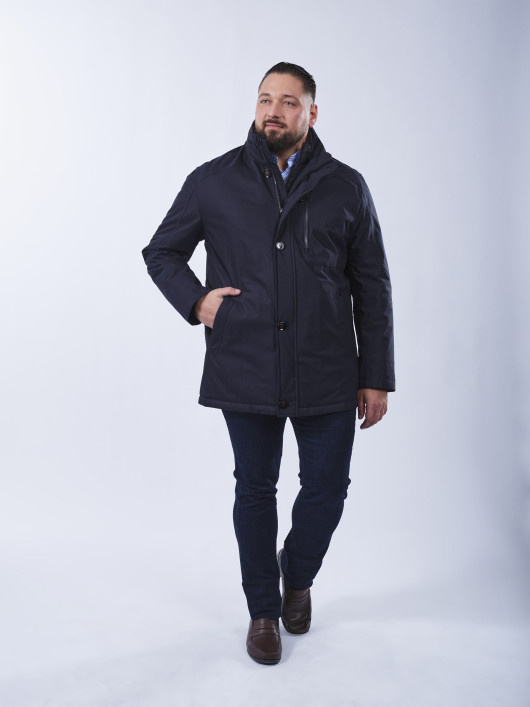 Parka Armurée Rainseries Grande taille Marine