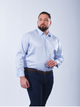 Chemise Coton Grande Taille Bleu | Capelstore