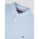 Polo Piqué Grande Taille Bleu Ciel