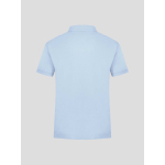 Polo Piqué Grande Taille Bleu Ciel