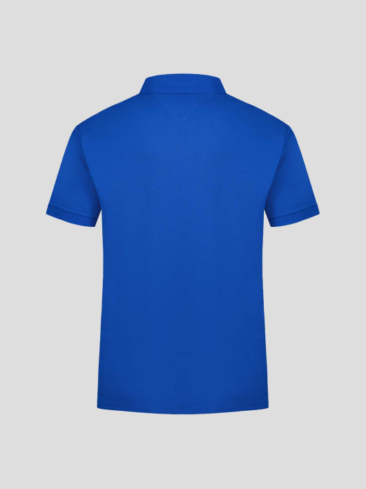 Polo Piqué Bleu Grande Taille Bleu