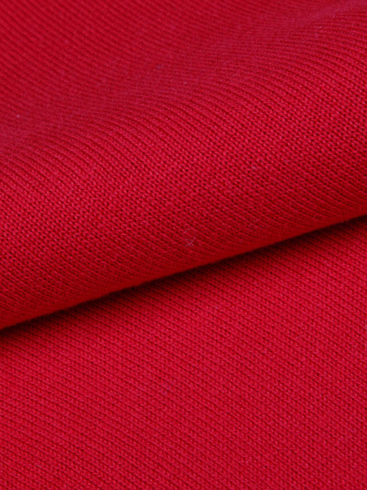 Pull Coll V Coton Grande Taille Rouge